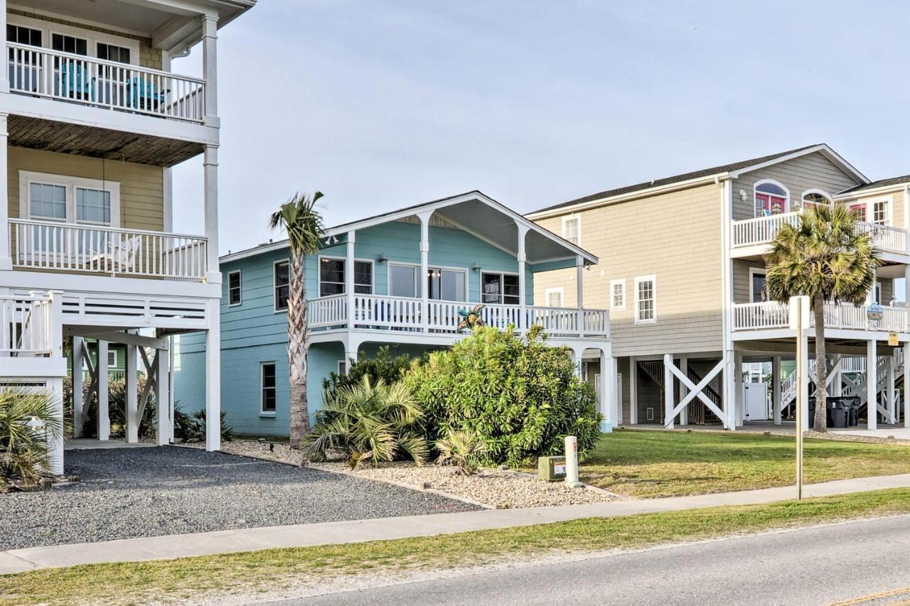 Pet-Friendly Second Row House Steps To Beach! Holden Beach Εξωτερικό φωτογραφία